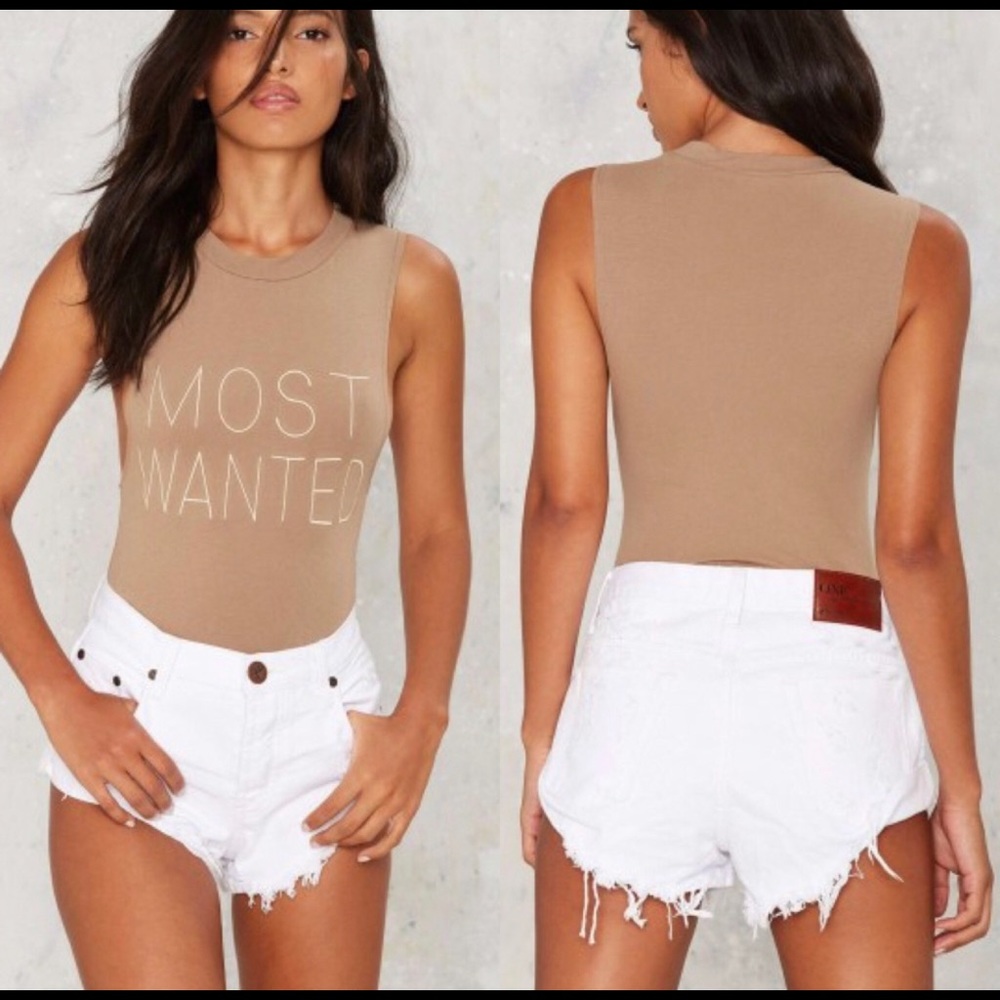 Nightwalker ‘Most Wanted’ Nude Bodysuit EUC